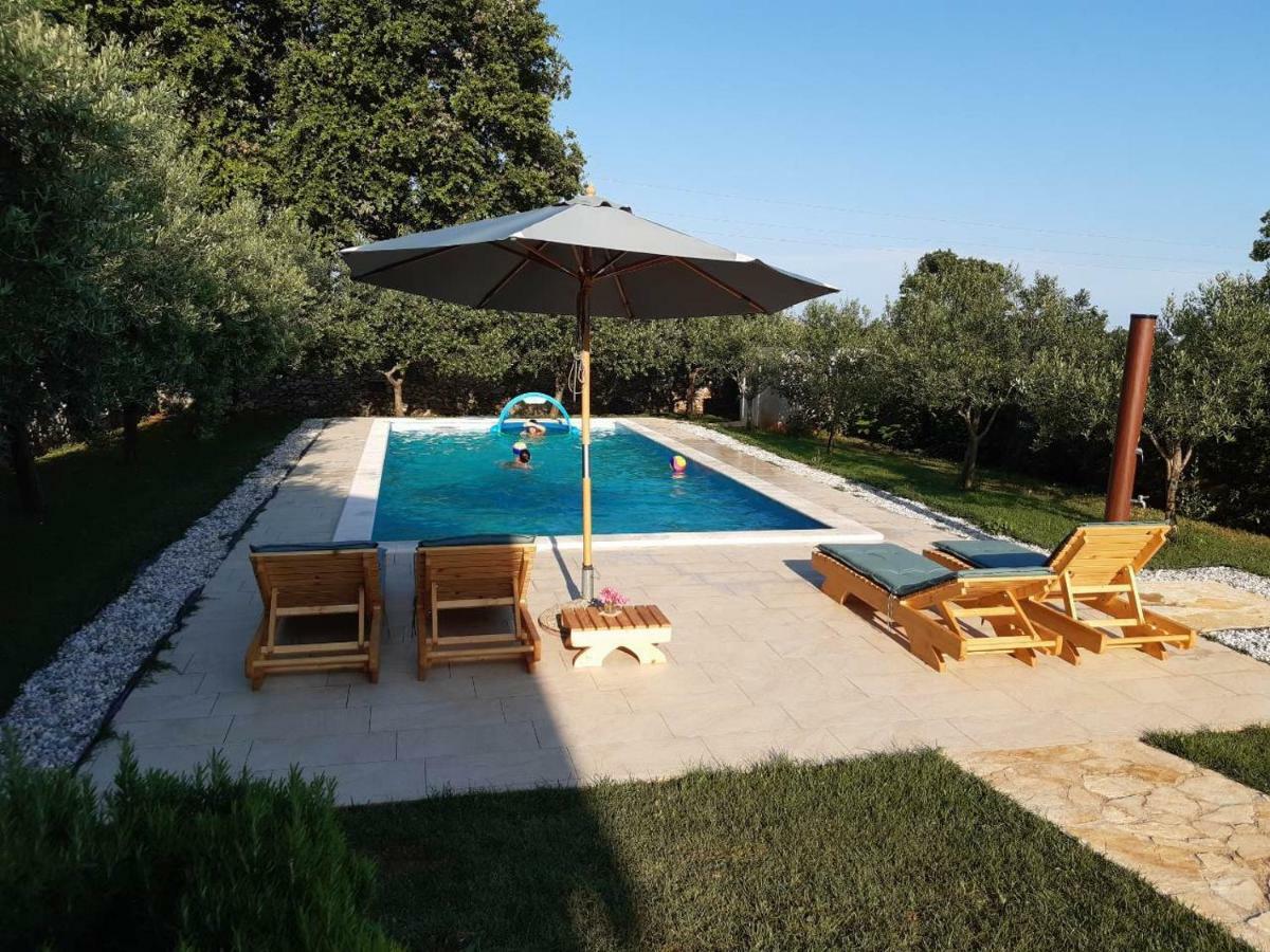 Villa Mala Kuca Sa Velikim Grijanim Bazenom Antonio à Šišan Extérieur photo